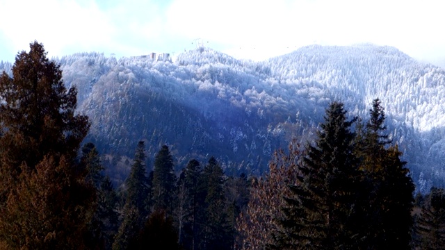 喀尔法提亚山脉，一个美丽的日子视频下载
