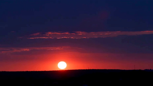 欣赏沙漠日落视频素材