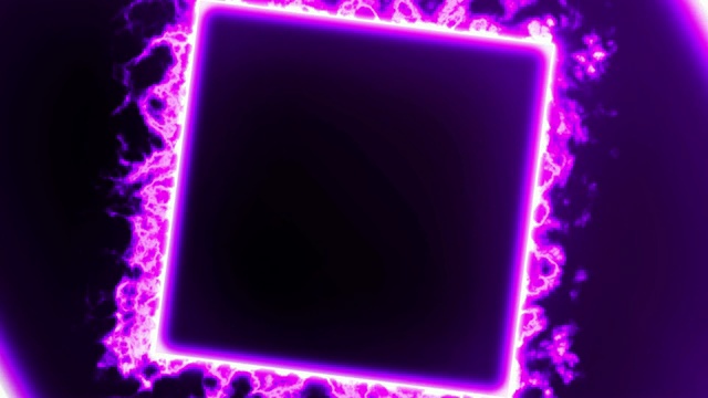 4k紫火霓虹广场灯光背景视频素材