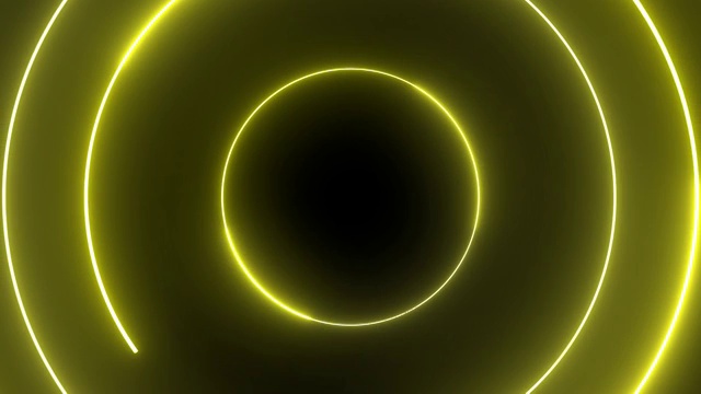 4k黄色氖灯背景视频素材