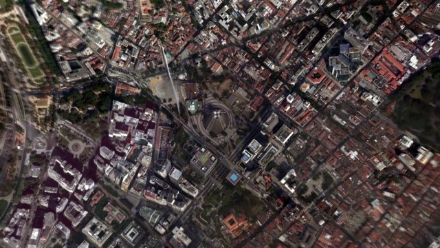 地球放大缩小里约热内卢巴西里约热内卢视频素材