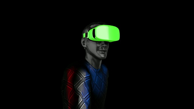 VR 360耳机训练视频素材