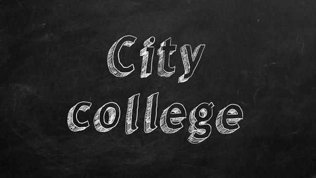 城市学院视频素材