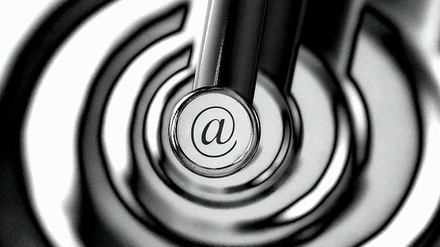 电子邮件符号系列黑白高清视频素材