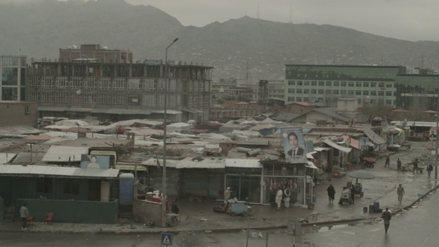 2014年大选期间喀布尔的街道视频素材