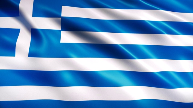 希腊的国旗视频下载