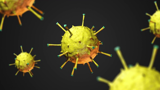 3D病毒和细菌动画视频素材