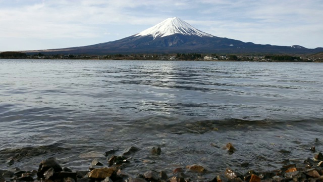 富士山的真实视频视频素材
