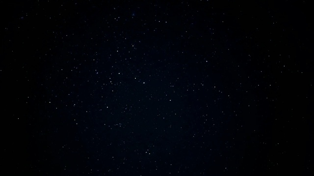 夜晚时间流逝天空流星视频素材