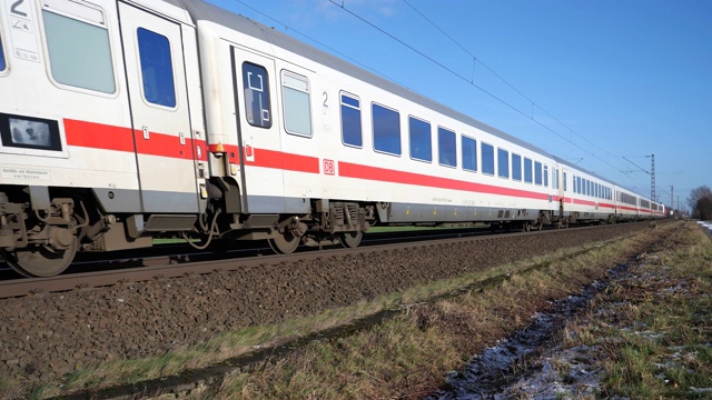 德国联邦铁路在奥斯纳布吕克和汉诺威之间运行视频下载