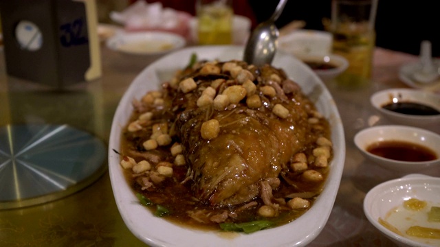 泰国-中国菜是装在盘子里的视频下载
