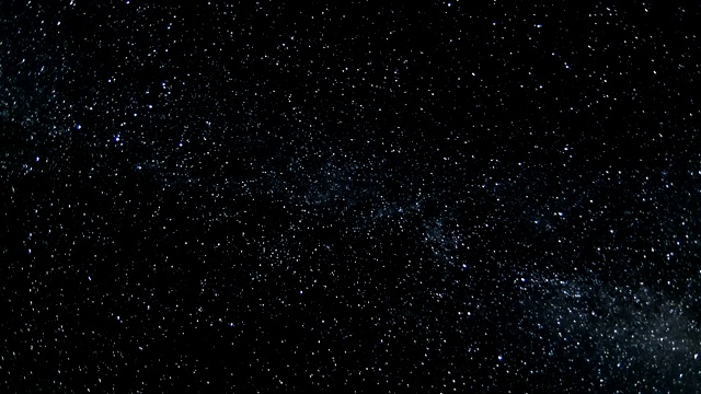 黑暗天文学繁星点点的夜空和银河时光流逝视频素材