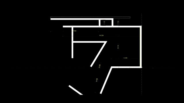 抽象建筑背景:房屋平面图视频素材