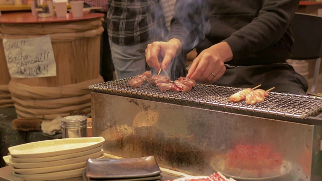 日式手扒牛肉视频素材