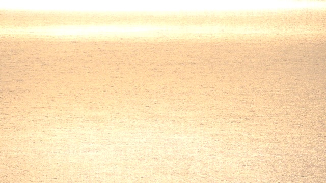 日落时海水表面视频素材