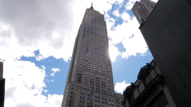 4K:纽约帝国大厦下视频下载