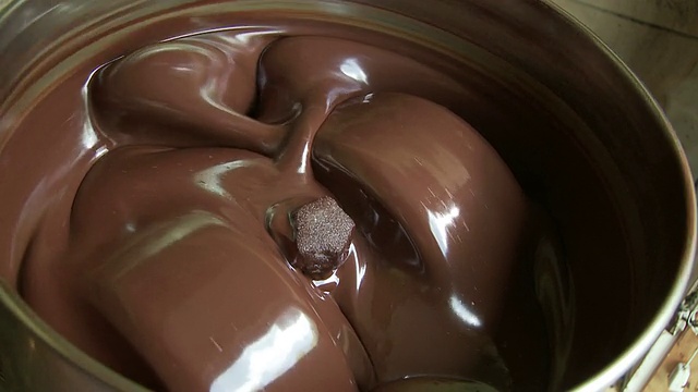 巧克力混合搅拌视频素材
