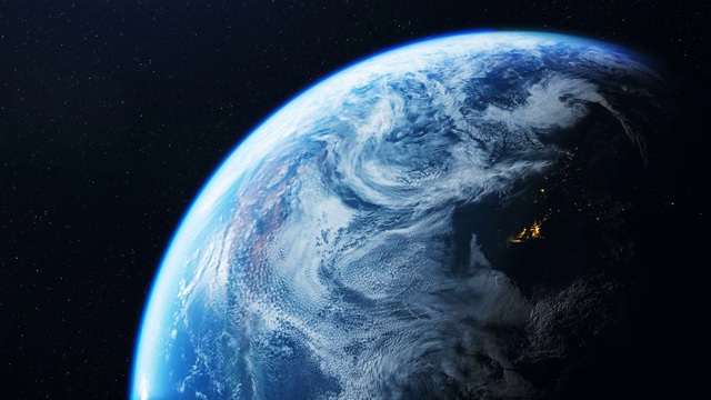 从太空看到的地球是4K视频下载
