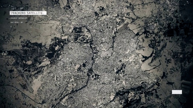 尼科西亚的卫星图像视频素材