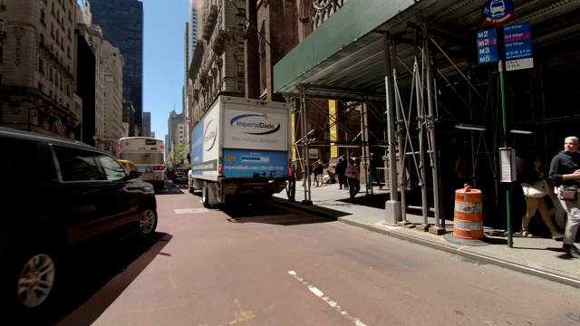 纽约曼哈顿XIX同步系列前视图驾驶工作室工艺板视频下载