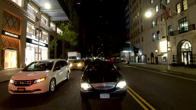 纽约市曼哈顿XXIX同步系列后视图驾驶工作室工艺板视频素材