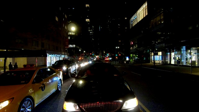 纽约曼哈顿XXX同步系列后视图驾驶工作室工艺板视频素材