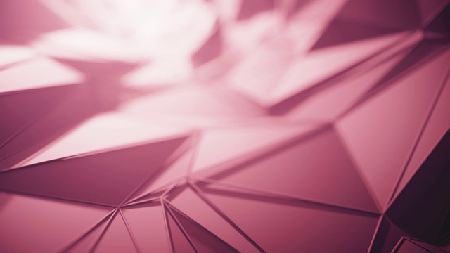 飞越抽象几何表面(红色/紫色)-可循环的背景视频素材