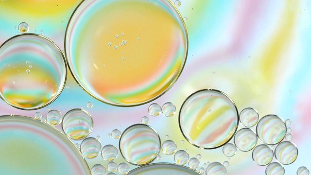 泡沫流动背景视频素材