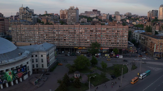 Peremogy广场。基辅,乌克兰。视频下载