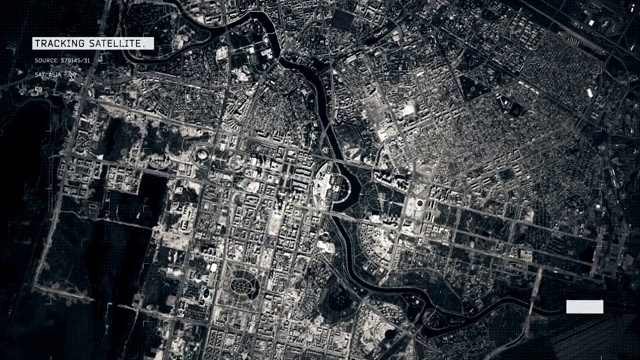 阿斯塔纳的卫星图像视频素材
