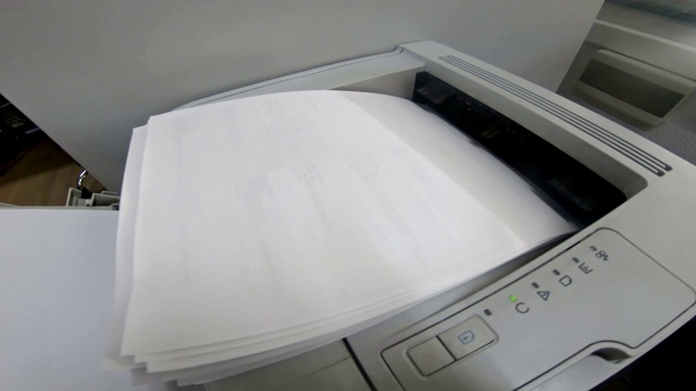 用打印机打印文件视频下载