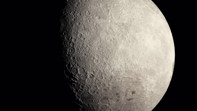 月球表面视频素材