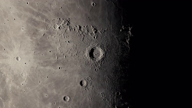 月球表面视频素材