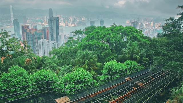 香港太平山缆车视频下载