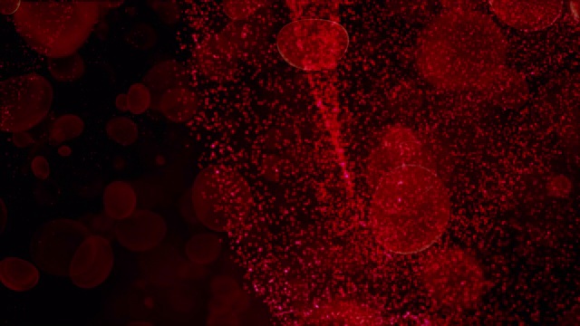 人体科学细菌、病毒和红血球感染人体静脉中的血细胞。生物病毒感染血细胞和免疫概念三维渲染视频素材