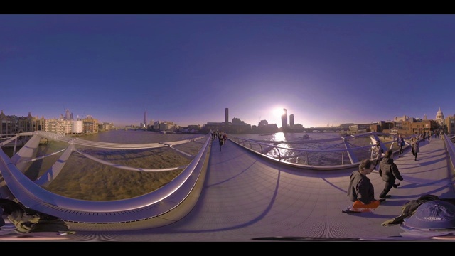 伦敦千禧桥360度VR体验视频购买