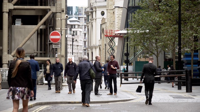 伦敦城的街景视频素材