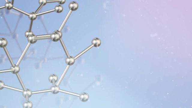 科学内容的分子3d渲染。视频素材