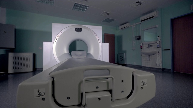 现代MRI, CT, PET扫描仪。4 k。视频素材