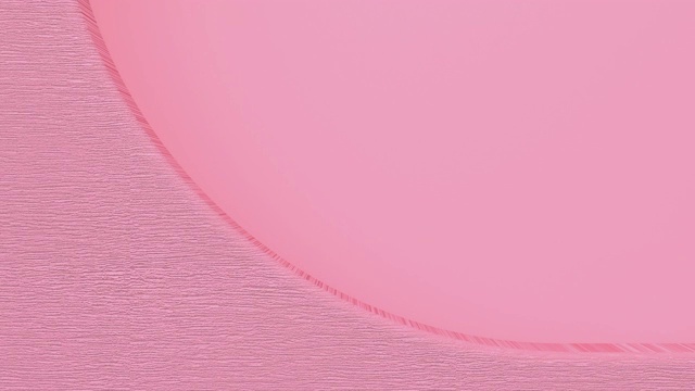 平铺场景粉金色金属最小抽象几何背景3d渲染运动视频素材