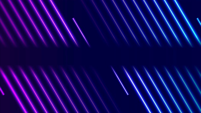 蓝紫色氖激光线视频动画视频素材