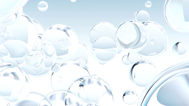 抽象宏观气泡背景视频素材