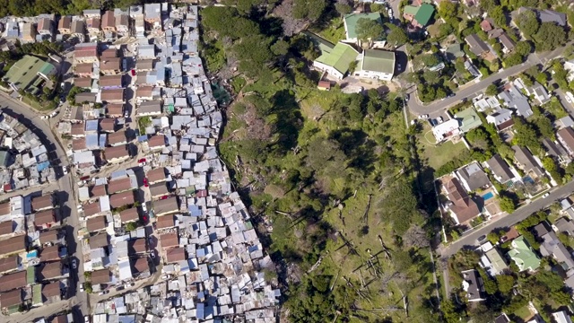 南非城镇鸟瞰图视频下载