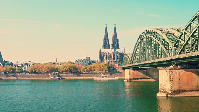 科隆大教堂——德国世界著名的大教堂之一视频素材
