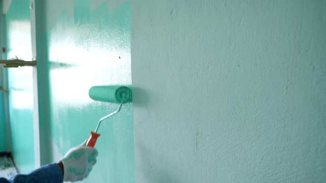 粉刷墙视频素材
