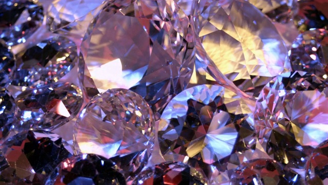 闪闪发光的玻璃宝石视频素材