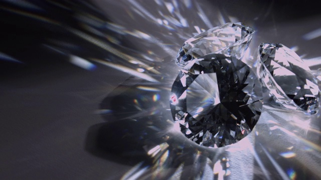闪闪发光的玻璃宝石视频素材