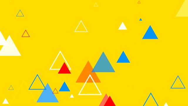 黄色背景上的金字塔的软背景视频下载