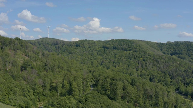 风力涡轮机Löwenstein，德国视频素材