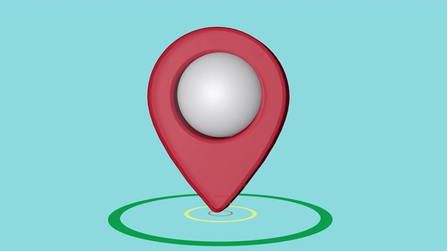 全球定位系统(GPS)图标视频下载